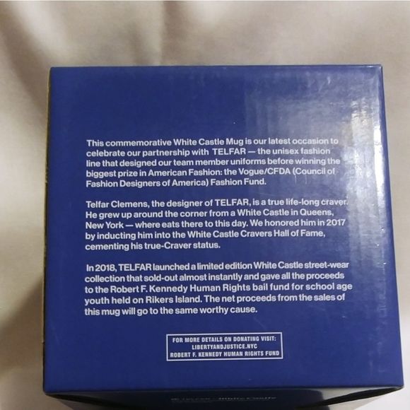 White Castle Coffee Mug Blue - Picture 9 of 10